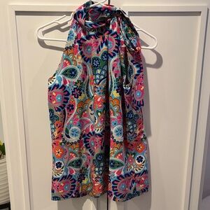 Buckhead Bettie’s Tie Nech Halter Top